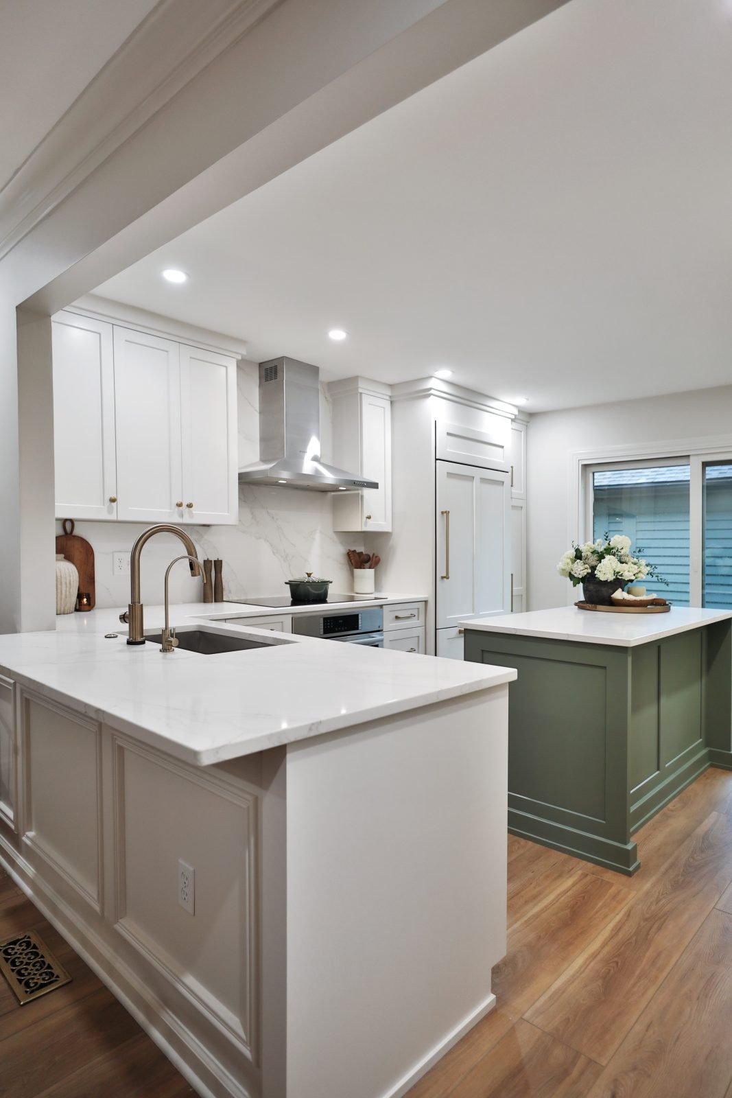A completely reimagined kitchen in a central Ohio home.