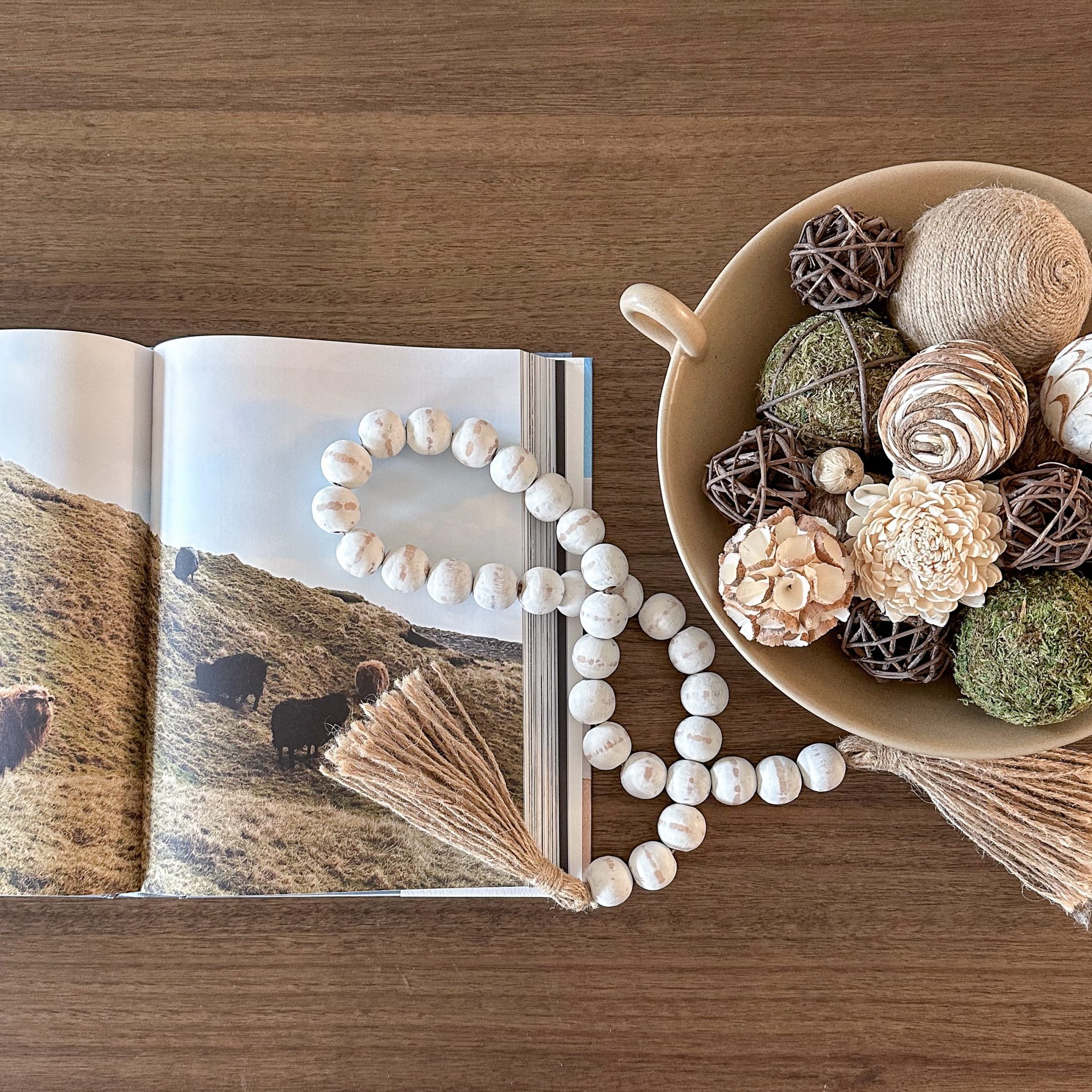 Table-scape prepared for a Dublin, Ohio, listing for a Jennifer Donahue Interior Design Inc client.